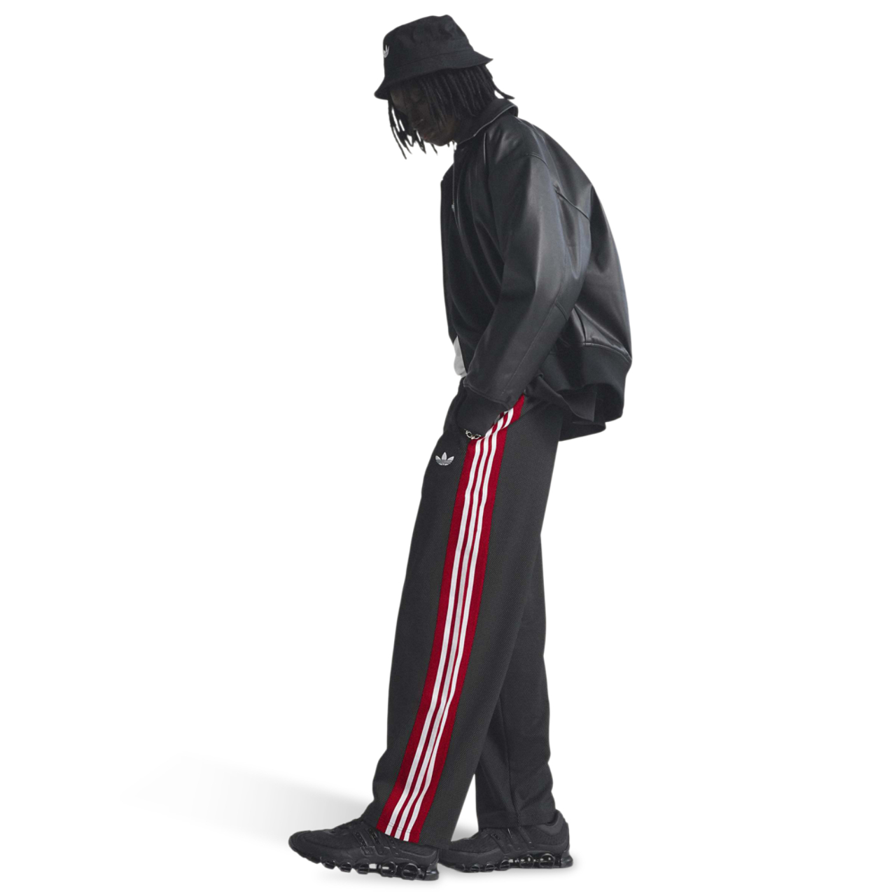 adidas Superstar Loose Mesh Trackpants Image 4 of 8. Tap to open photo gallery.