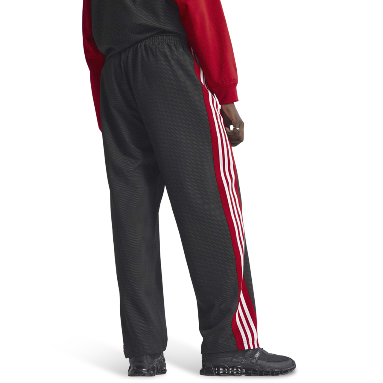 adidas Superstar Loose Mesh Trackpants Image 8 of 8. Tap to open photo gallery.