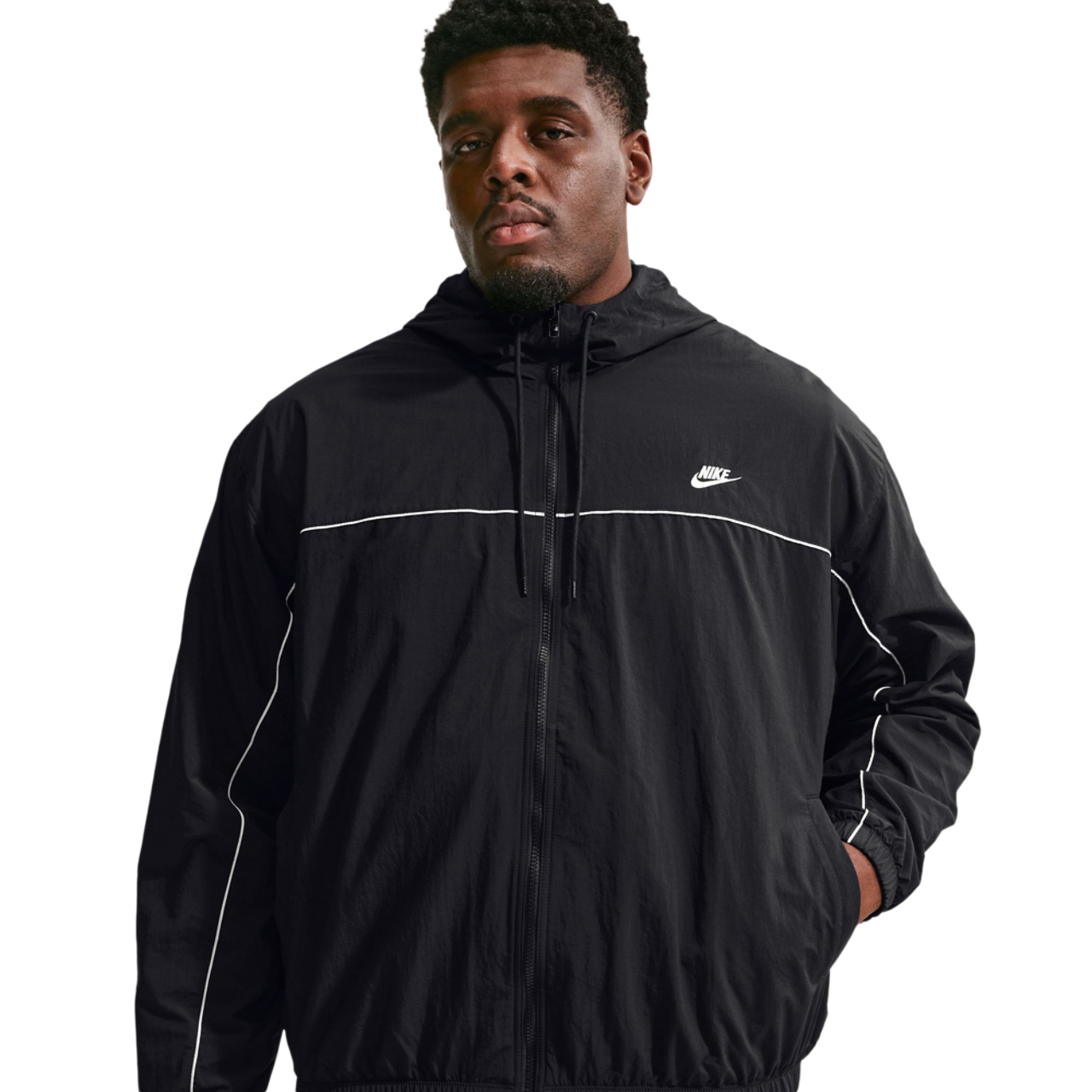 Nike Club Athlete Hooded Jacket Image 1 of 5. Tap to open photo gallery.