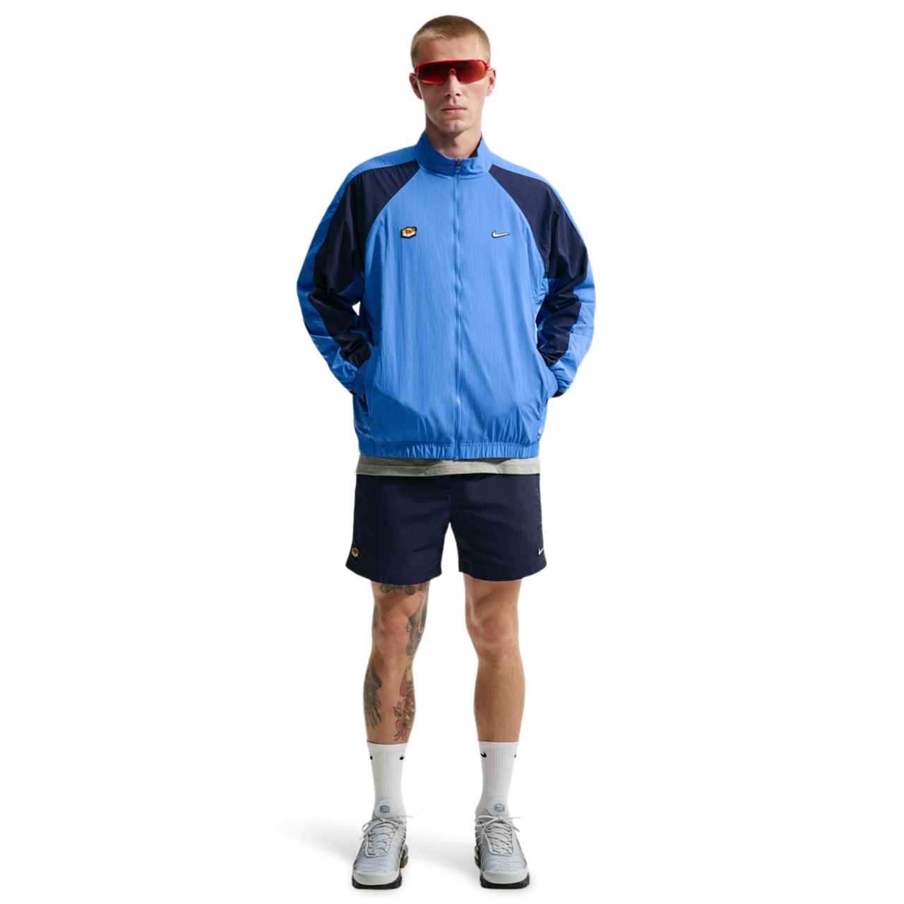 Nike Tuned Woven Tracktop Jacket Image 3 of 6. Tap to open photo gallery.