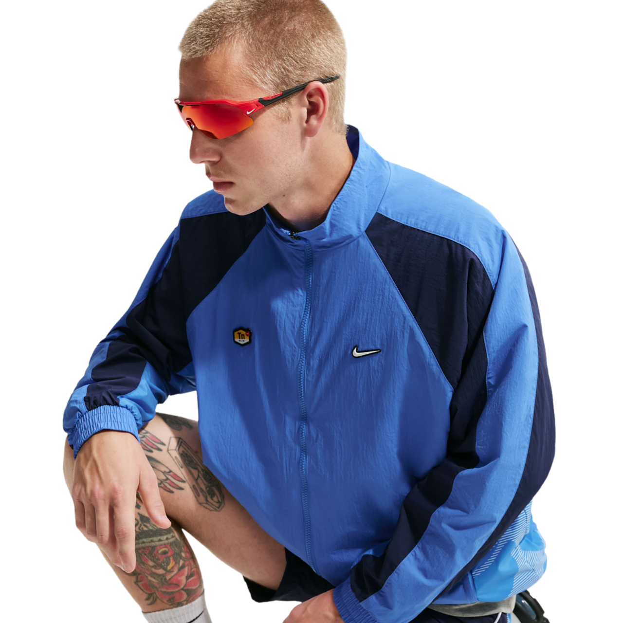 Nike Tuned Woven Tracktop Jacket Image 5 of 6. Tap to open photo gallery.