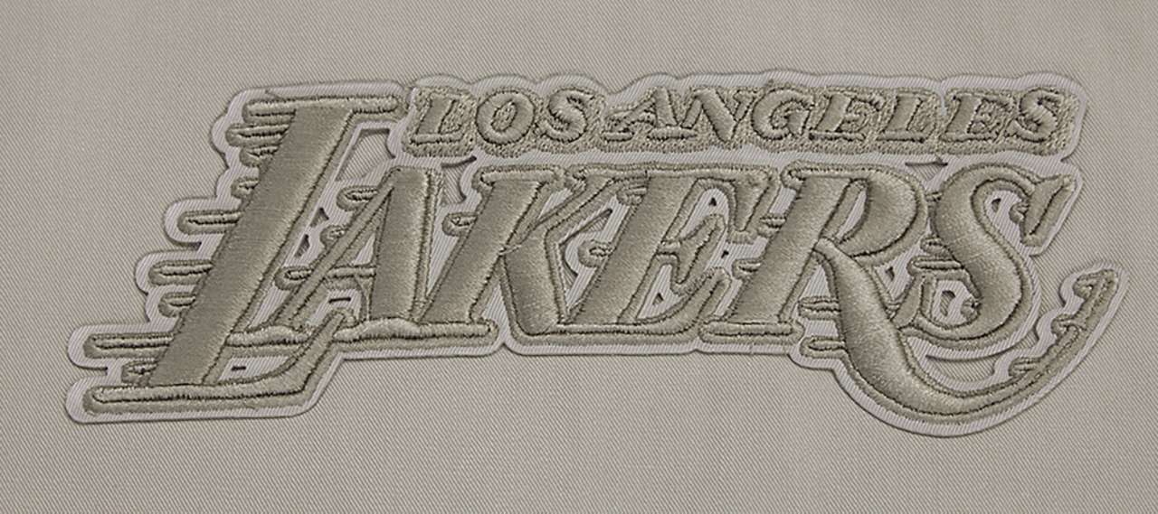 Pro Standard Wingspan La Lakers Twill Jacket Image 5 of 7. Tap to open photo gallery.