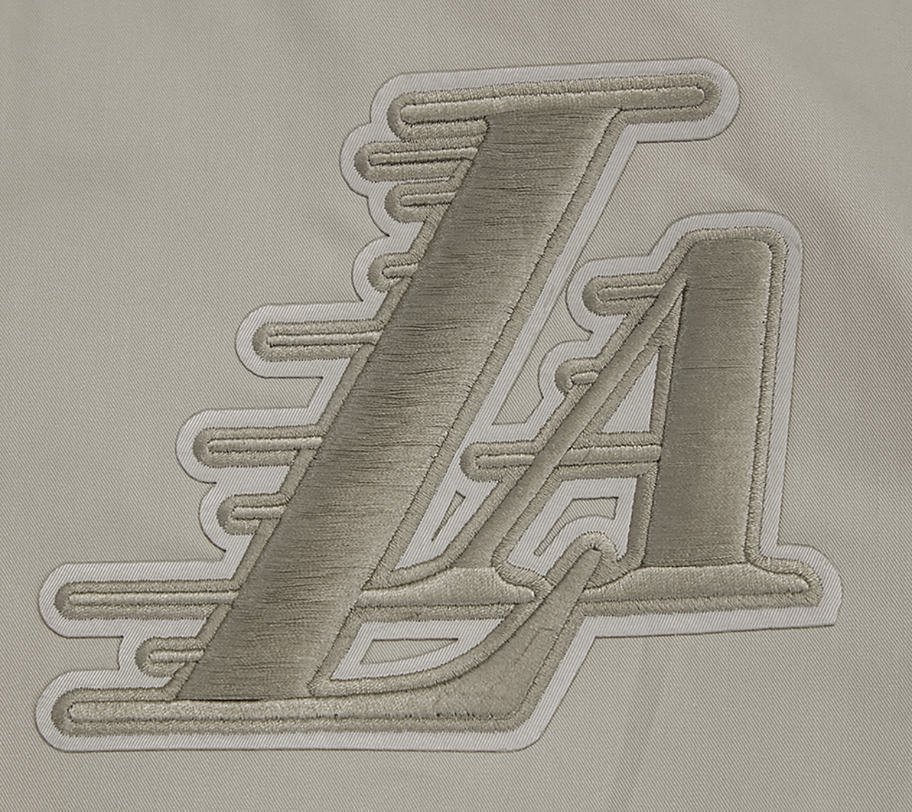 Pro Standard Wingspan La Lakers Twill Jacket Image 6 of 7. Tap to open photo gallery.
