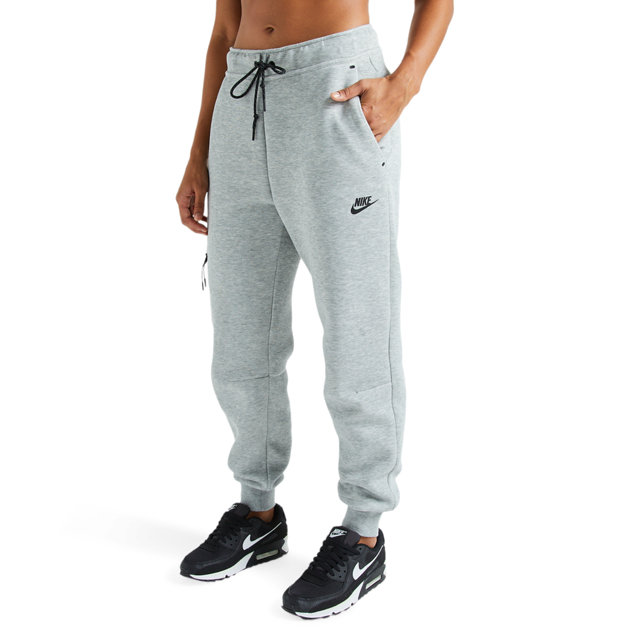 Nike Tech Fleece Mid Rise Joggers Image 1 of 5. Tap to open photo gallery.
