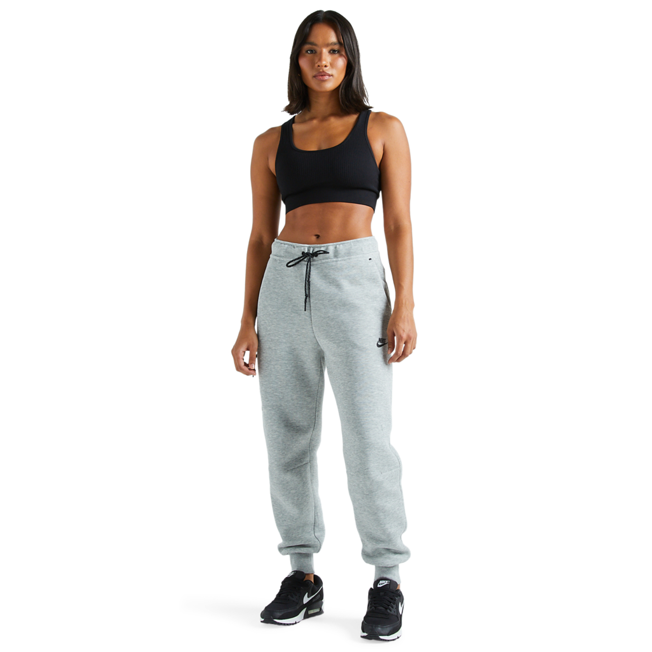 Nike Tech Fleece Mid Rise Joggers Image 2 of 5. Tap to open photo gallery.