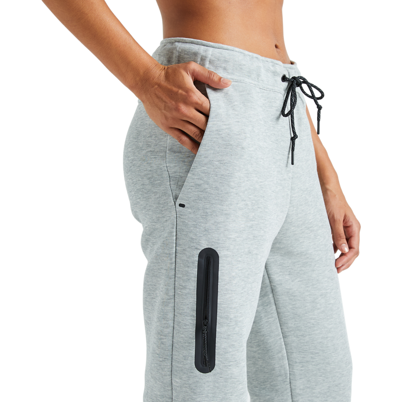 Nike Tech Fleece Mid Rise Joggers Image 4 of 5. Tap to open photo gallery.