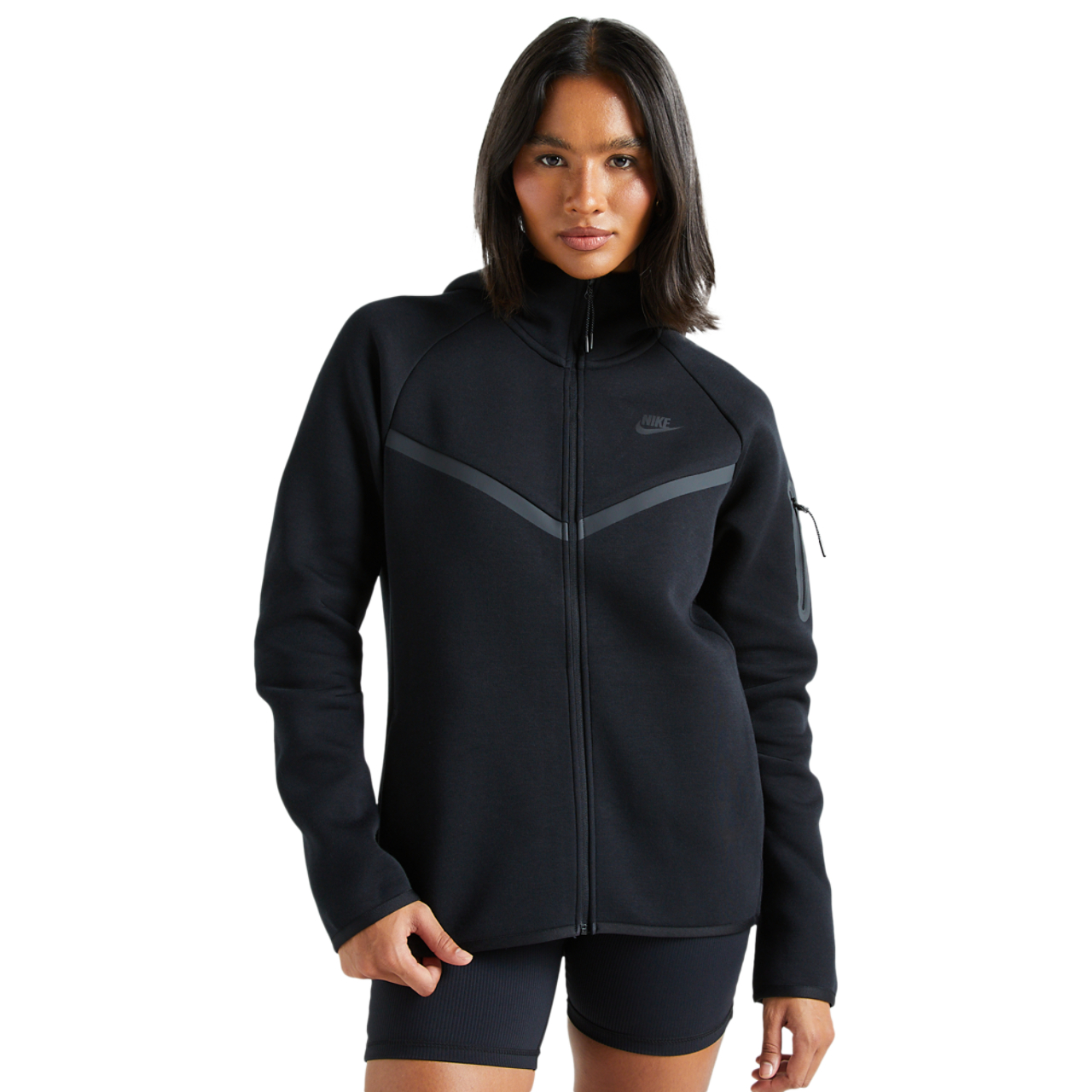 Nike Tech Fleece Oversized Full-Zip Hoodie Image 1 of 5. Tap to open photo gallery.