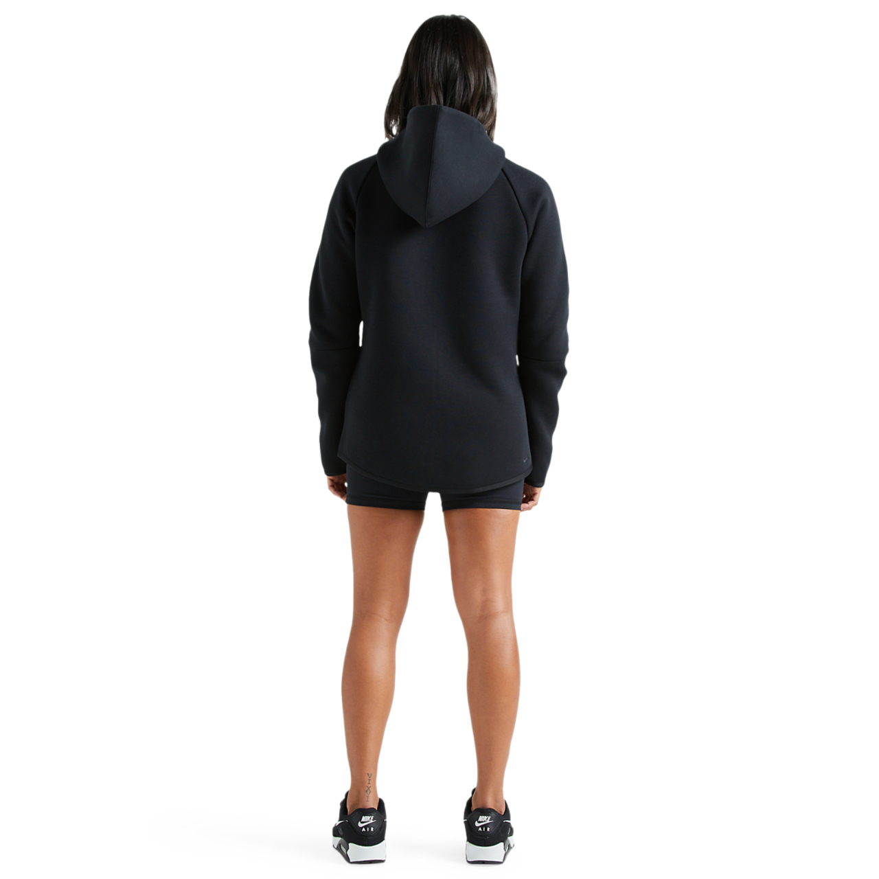Nike Tech Fleece Oversized Full-Zip Hoodie Image 3 of 5. Tap to open photo gallery.