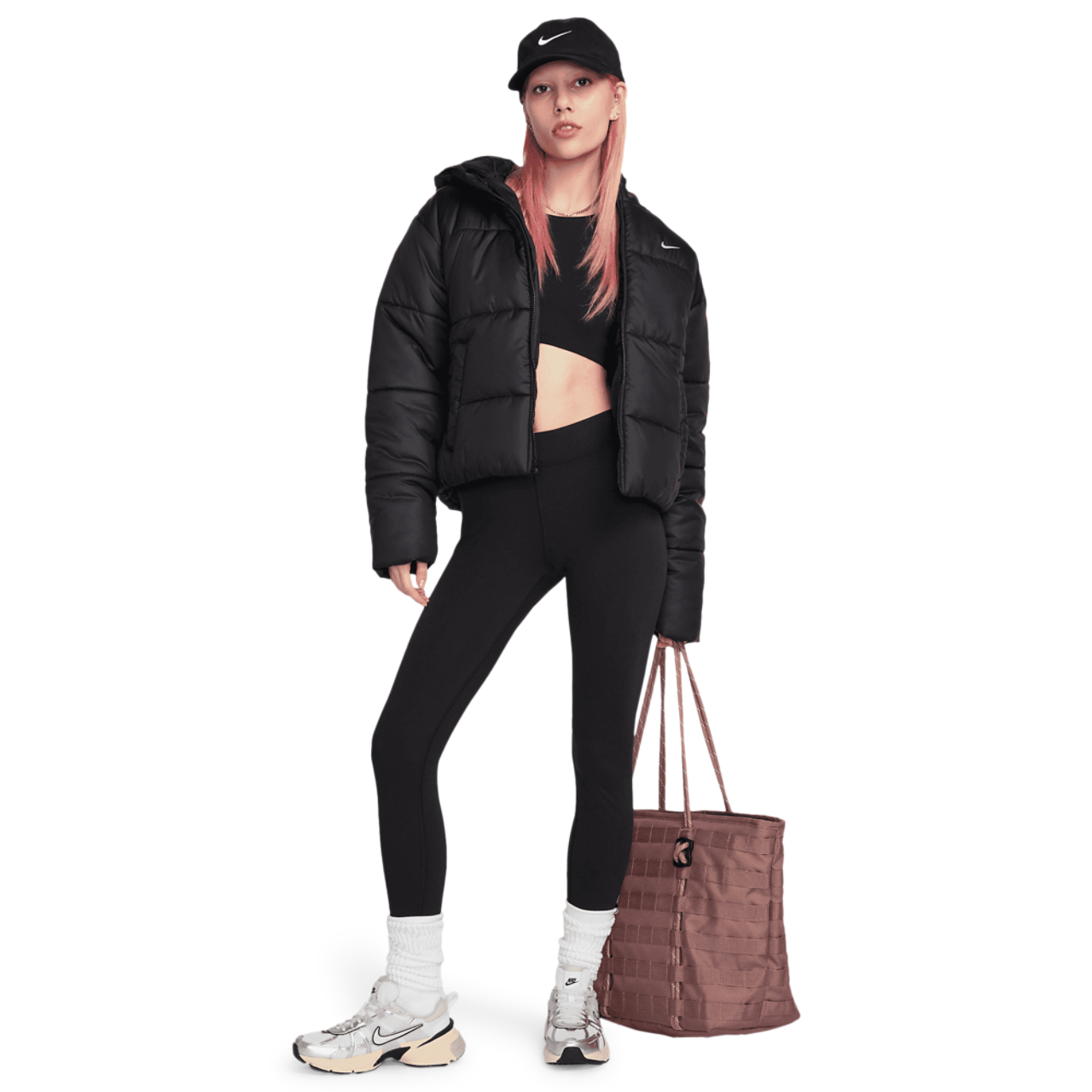 Nike Sportswear Puffer Therma-FIT Loose Hooded Jacket Image 2 of 7. Tap to open photo gallery.