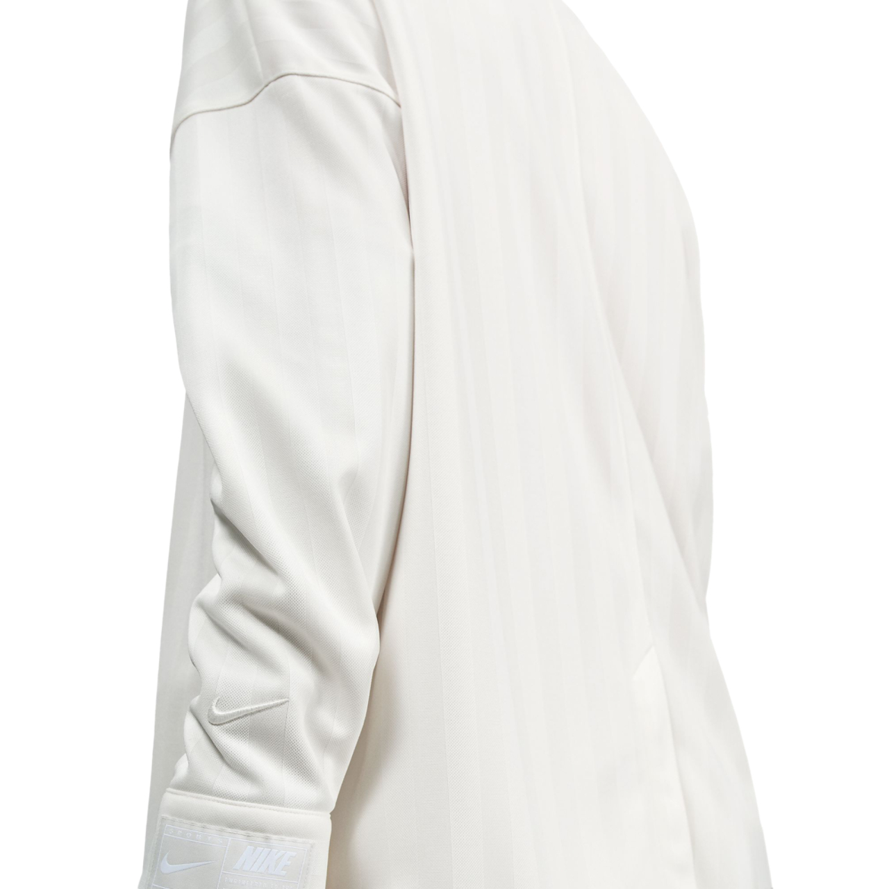 Nike Oversized Jacquard Striped Button Down Shirt Image 6 of 6. Tap to open photo gallery.