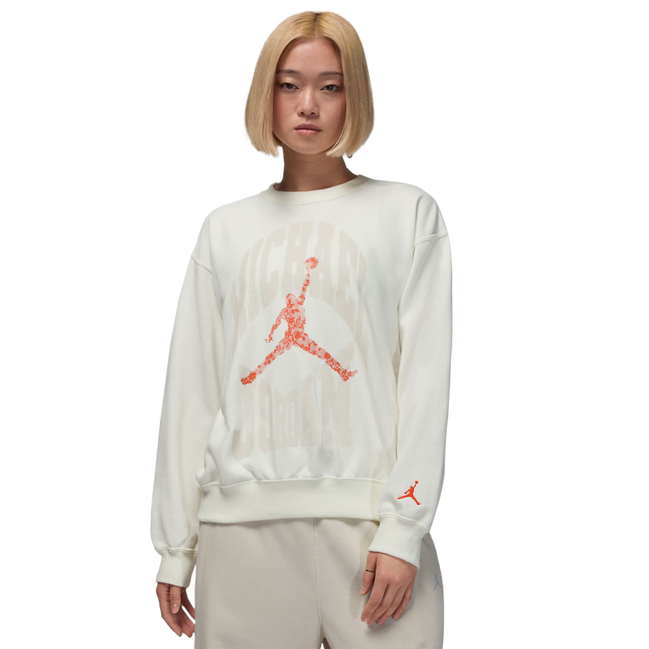 Jordan Brooklyn Fleece Crewneck Sweatshirt Image 1 of 6. Tap to open photo gallery.
