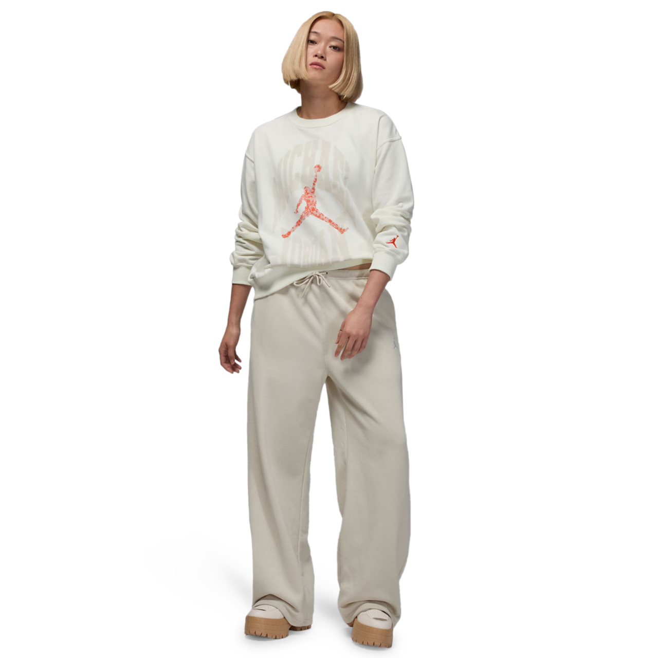 Jordan Brooklyn Fleece Crewneck Sweatshirt Image 2 of 6. Tap to open photo gallery.