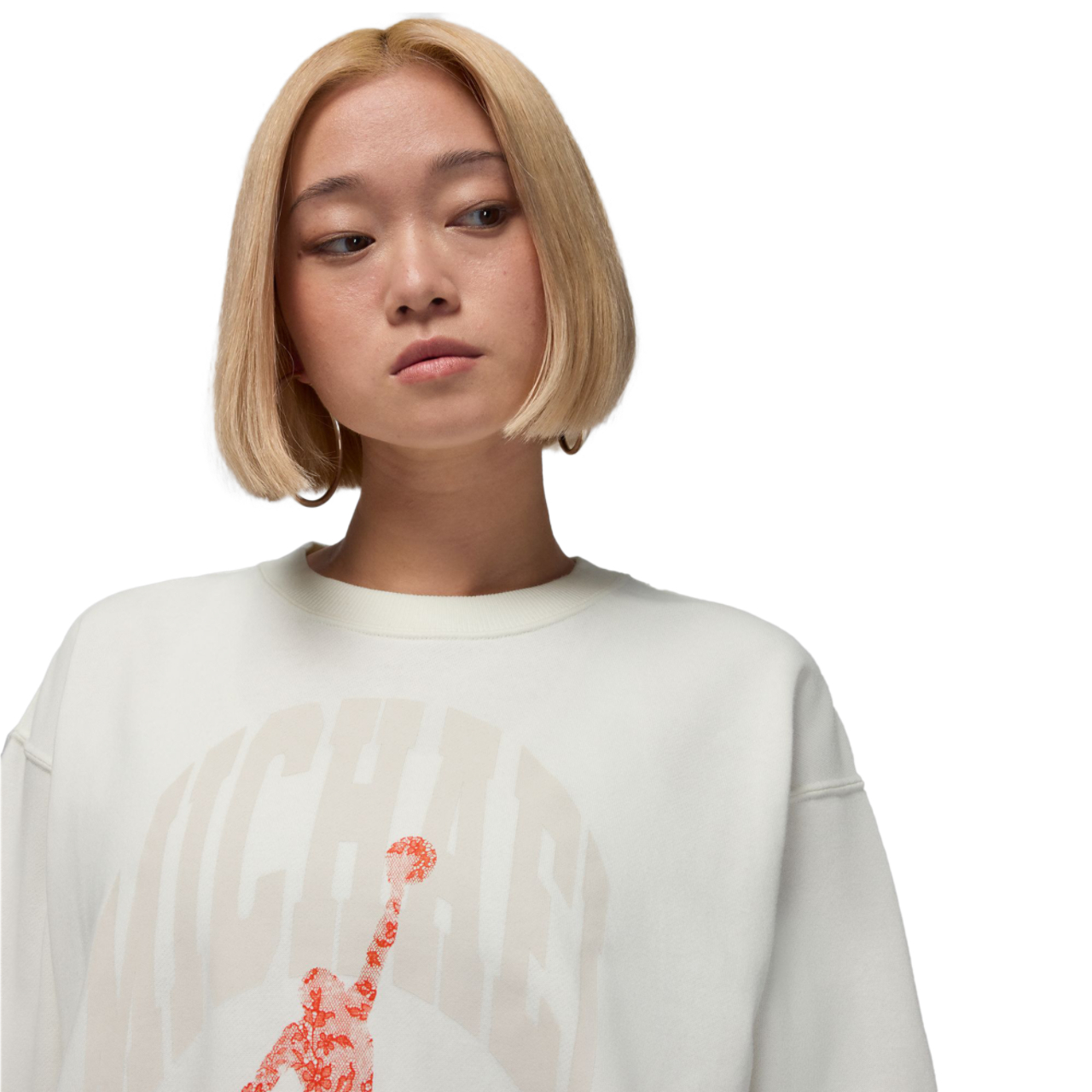 Jordan Brooklyn Fleece Crewneck Sweatshirt Image 4 of 6. Tap to open photo gallery.
