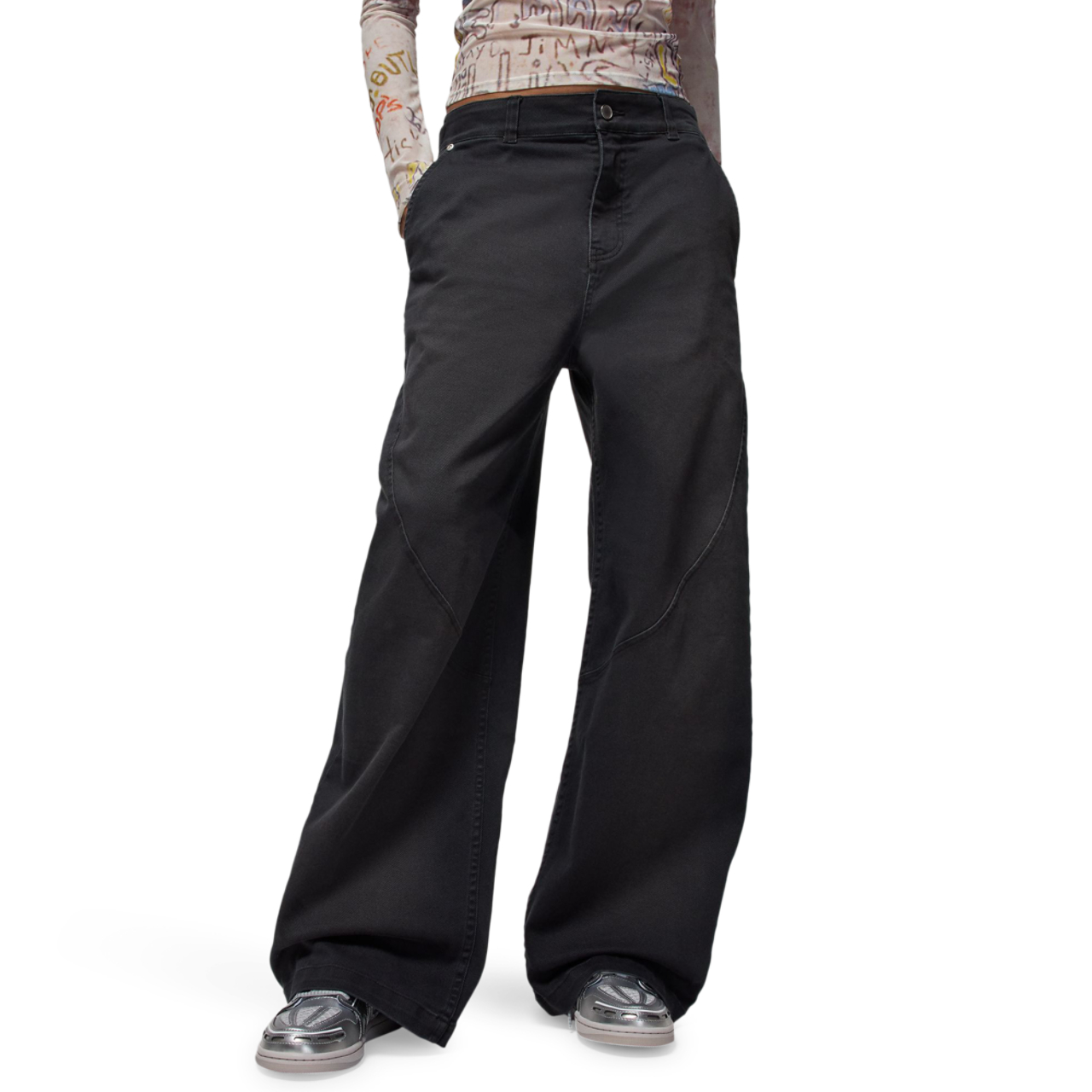 Jordan Flight '91 Wide-Leg Baggy Pant Image 1 of 5. Tap to open photo gallery.