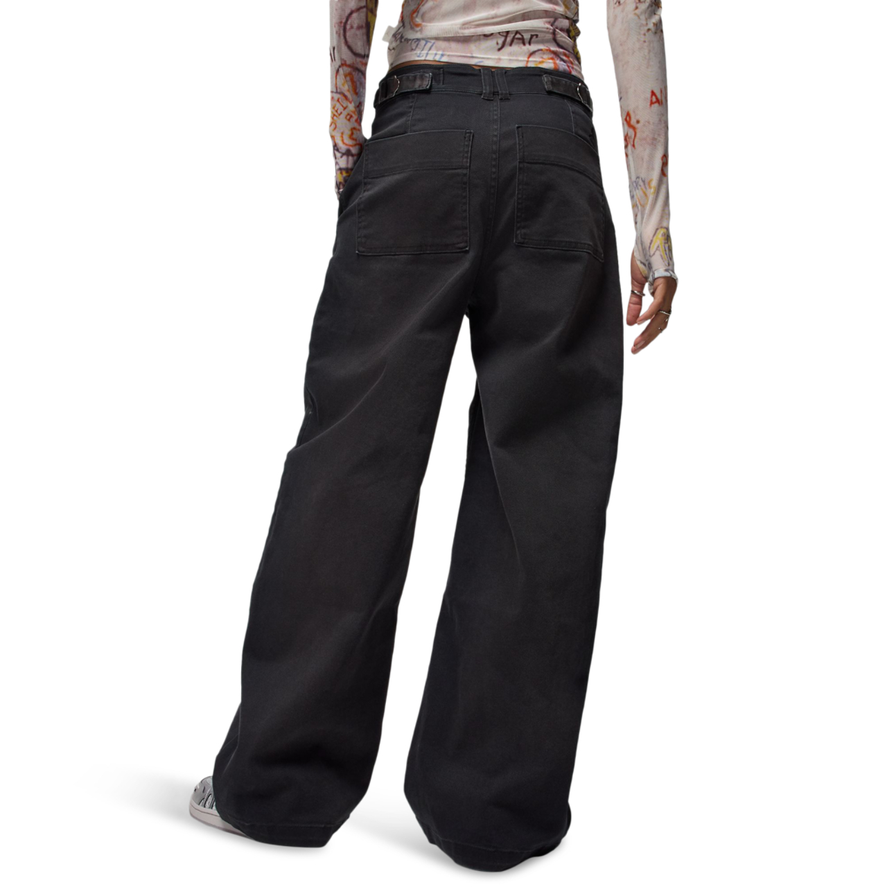 Jordan Flight '91 Wide-Leg Baggy Pant Image 3 of 5. Tap to open photo gallery.