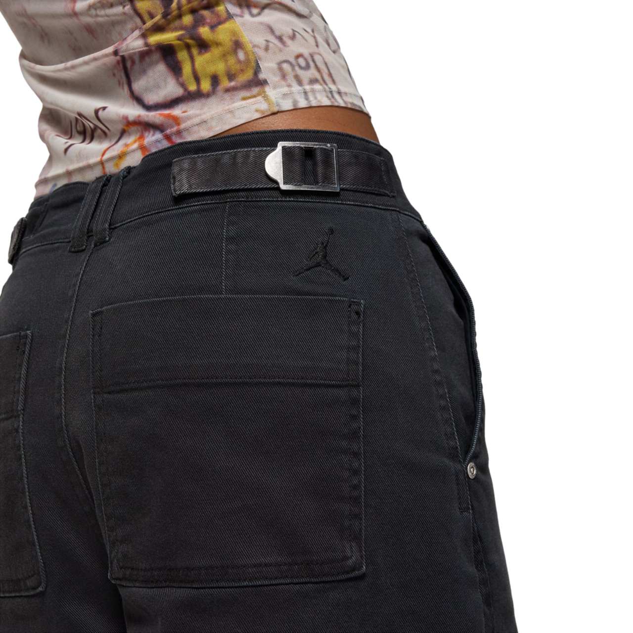 Jordan Flight '91 Wide-Leg Baggy Pant Image 5 of 5. Tap to open photo gallery.