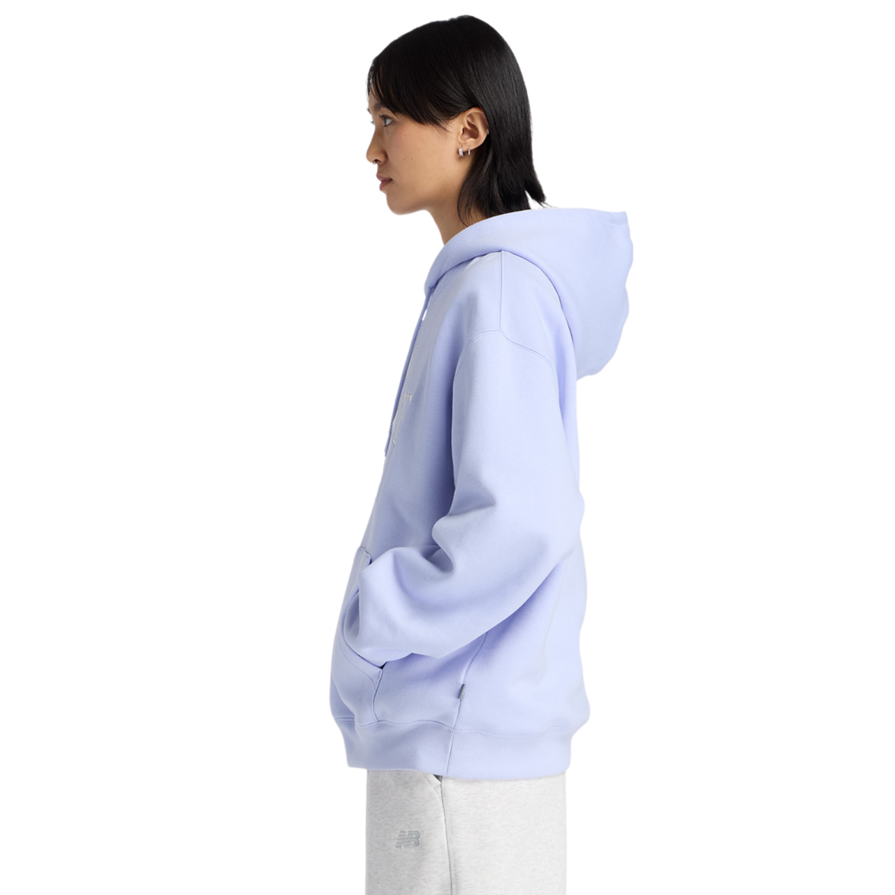 New Balance Linear Heritage Fleece Hoodie Image 2 of 7. Tap to open photo gallery.