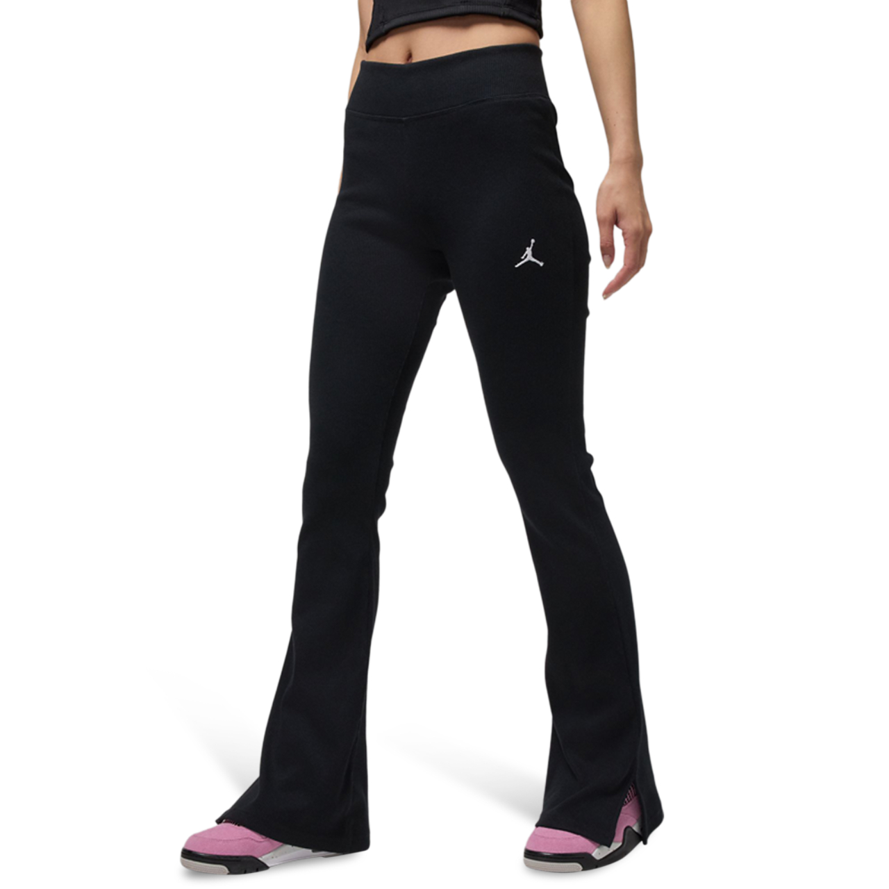 Jordan Brooklyn Essentials Mid-Rise Flared Legging Image 1 of 5. Tap to open photo gallery.