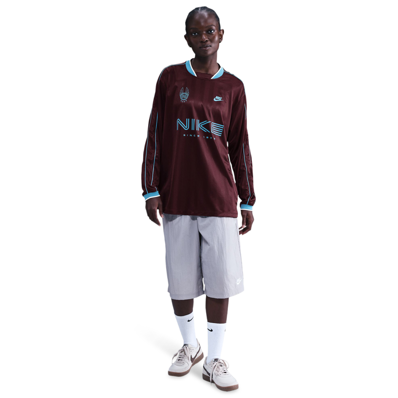 Nike Sportswear Long Sleeve Jersey Top Image 5 of 6. Tap to open photo gallery.