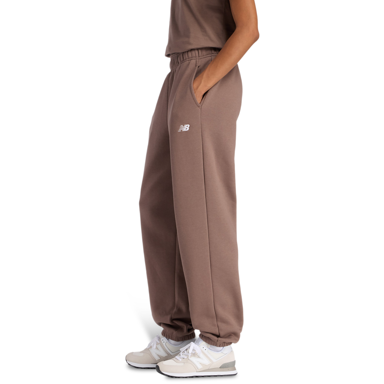 New Balance Sport Essentials Fleece Jogger Image 2 of 5. Tap to open photo gallery.
