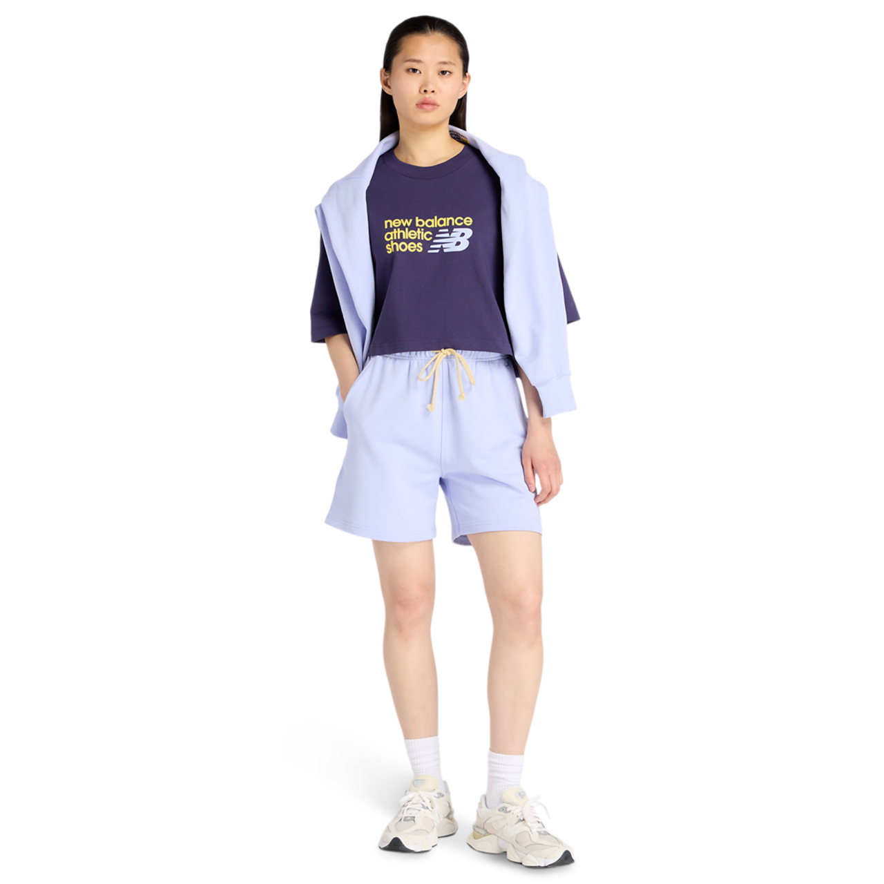 New Balance Athletics French Terry Short Image 6 of 6. Tap to open photo gallery.