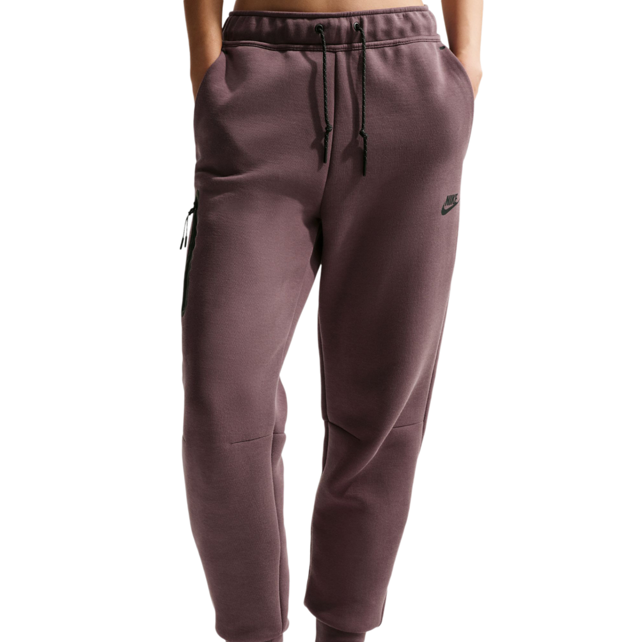 Nike Tech Fleece Mid Rise Joggers Image 3 of 6. Tap to open photo gallery.
