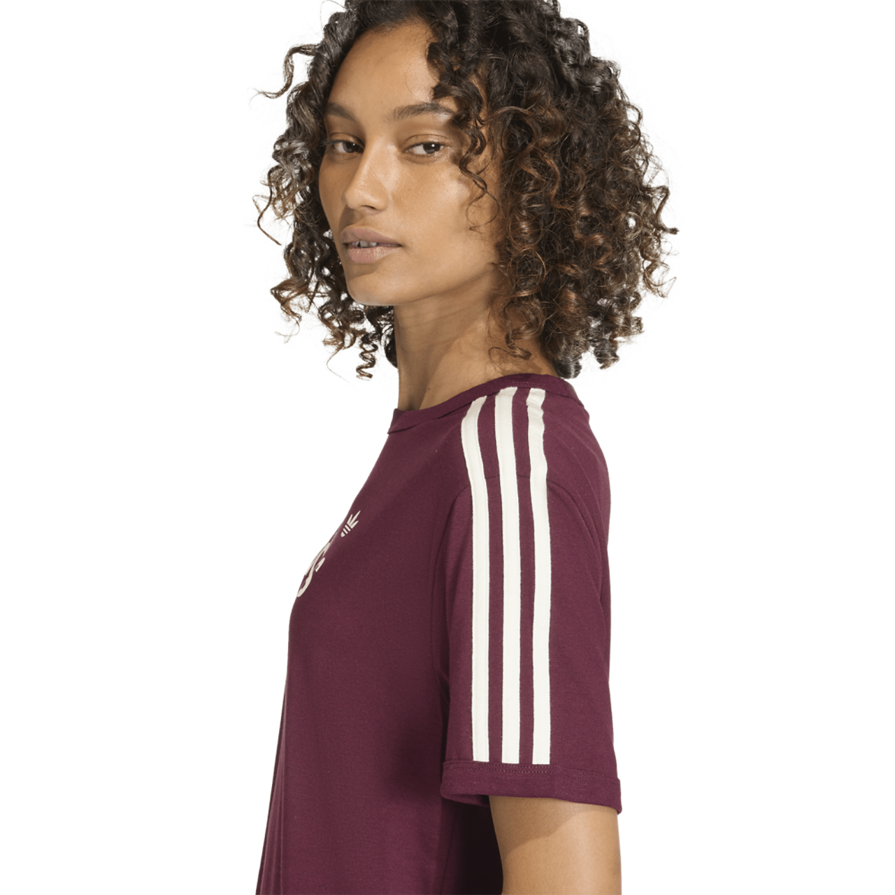 adidas Loose Linear T-Shirt Image 4 of 5. Tap to open photo gallery.