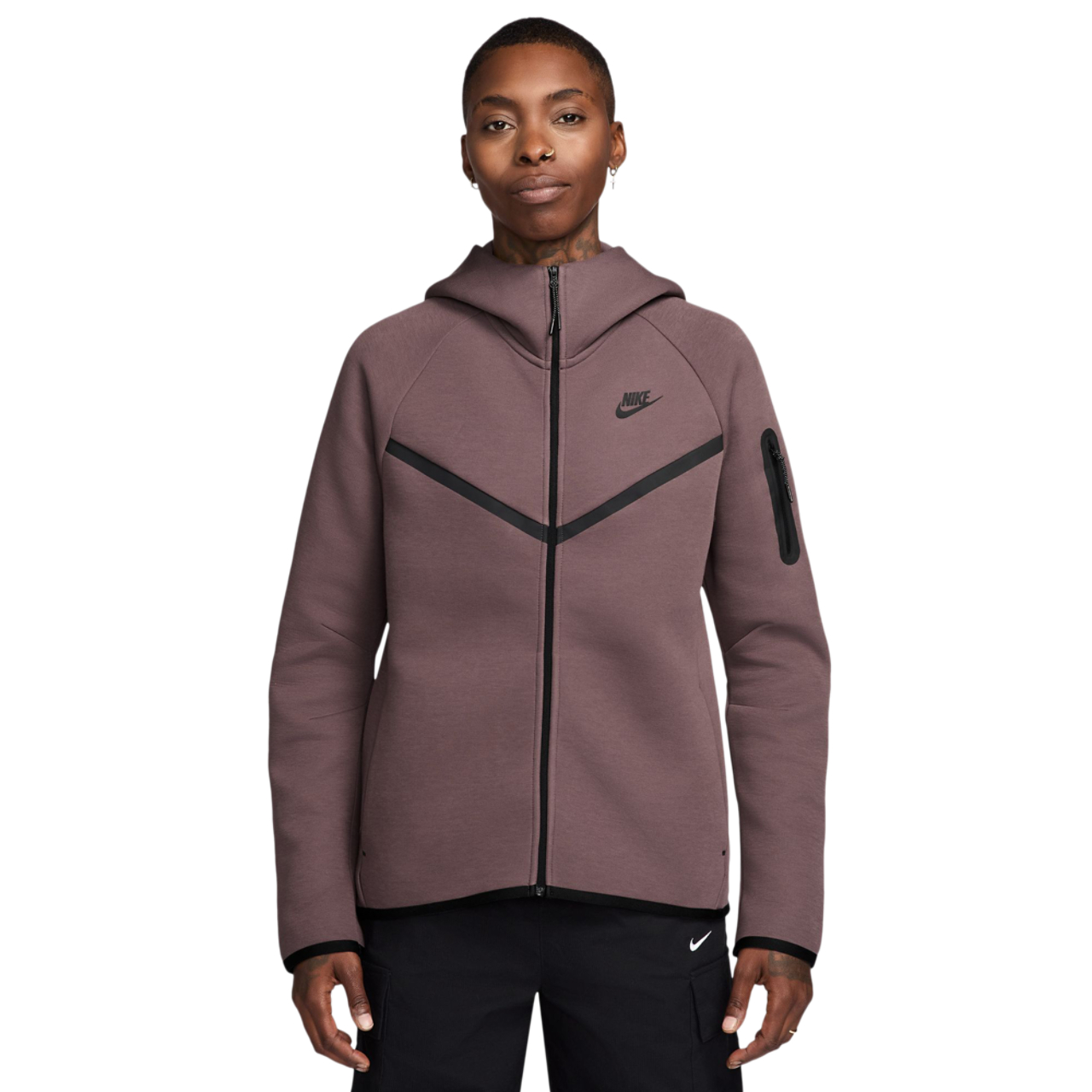 Nike Sportswear Tech Fleece Full-zip Hoodie Image 1 of 5. Tap to open photo gallery.