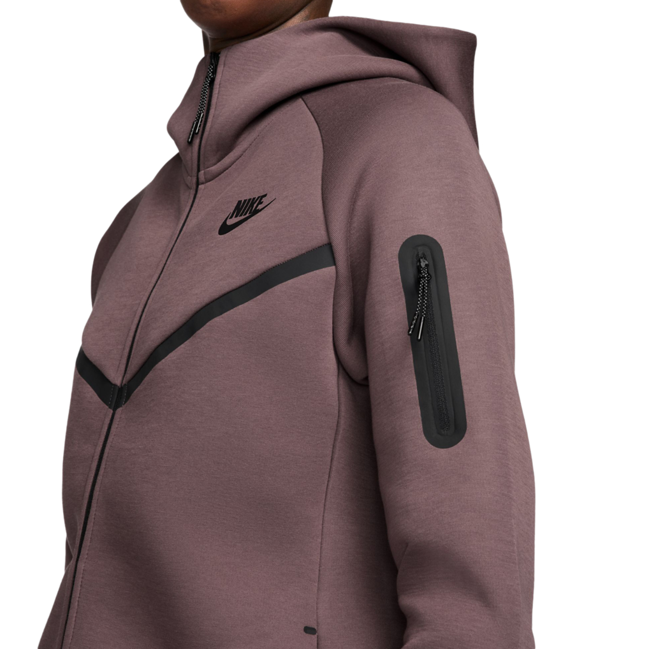 Nike Sportswear Tech Fleece Full-zip Hoodie Image 3 of 5. Tap to open photo gallery.