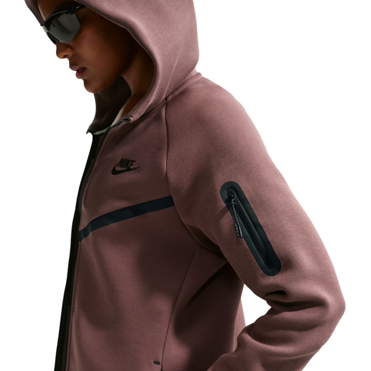 Nike Sportswear Tech Fleece Full-zip Hoodie Image 4 of 5. Tap to open photo gallery.
