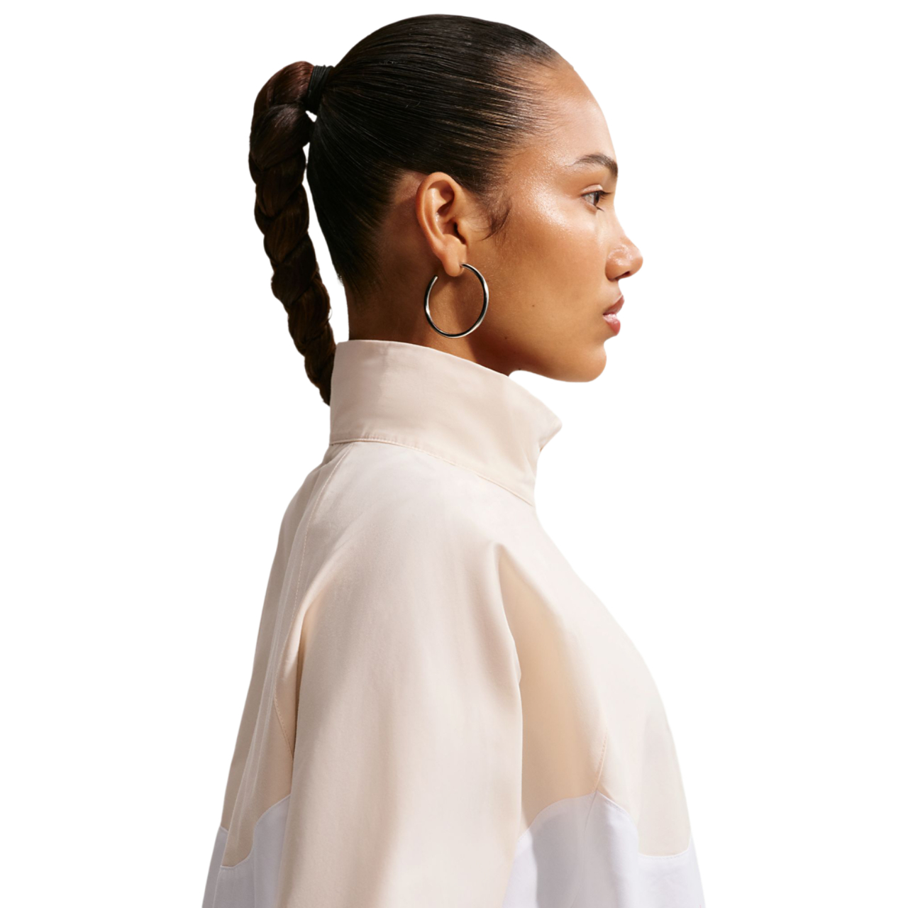 Nike Sportwear Oversized 1/4-Zip Jacket Image 6 of 6. Tap to open photo gallery.
