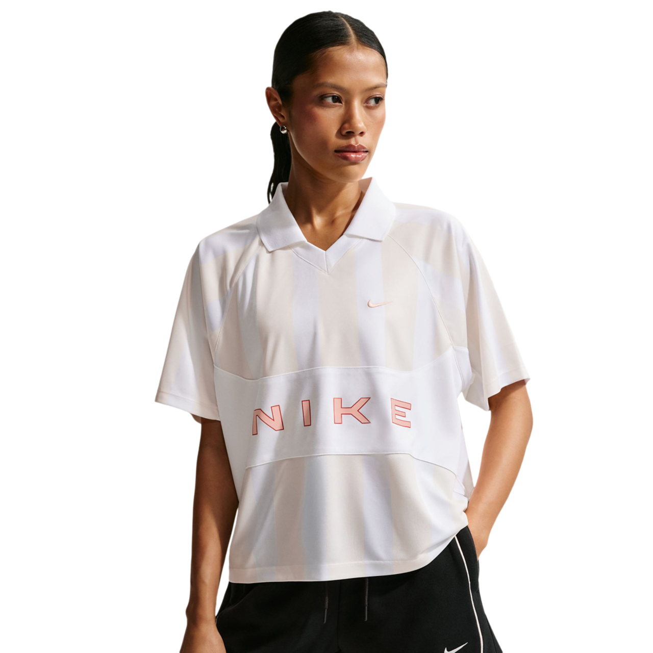 Nike Oversized Stripe Jersey Image 1 of 5. Tap to open photo gallery.
