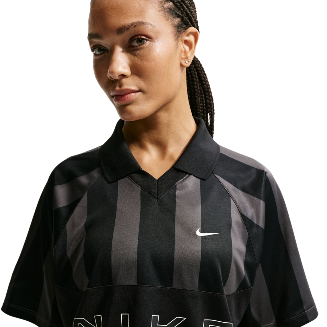 Nike Oversized Stripe Jersey Image 1 of 5. Tap to open photo gallery.