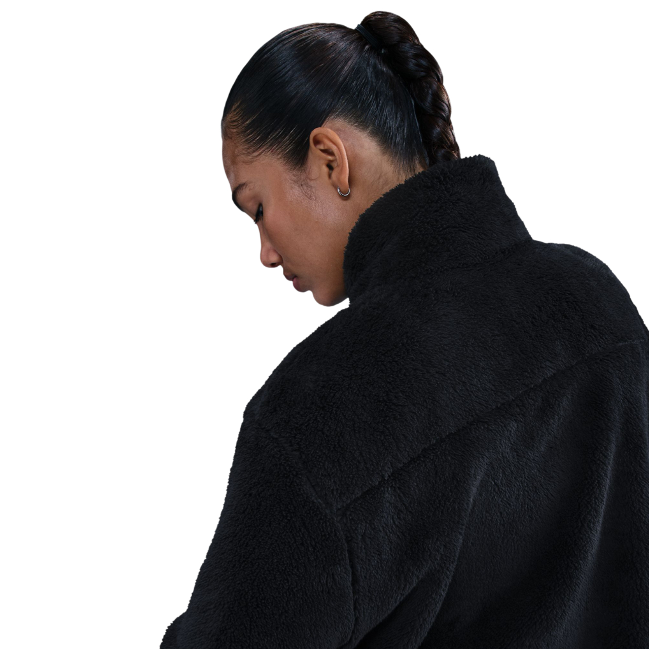 Nike Essential Sherpa Jacket Image 2 of 5. Tap to open photo gallery.