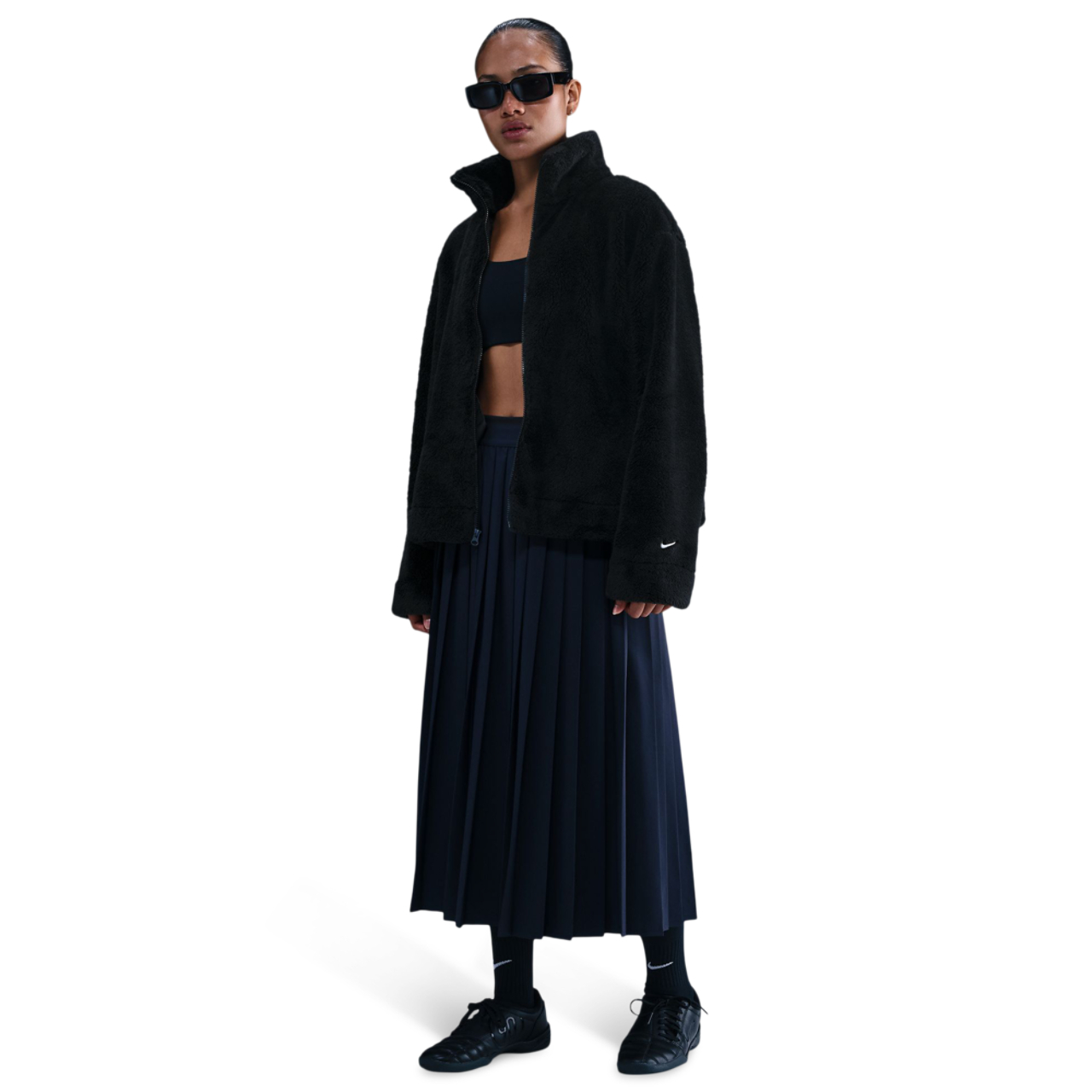 Nike Essential Sherpa Jacket Image 3 of 5. Tap to open photo gallery.