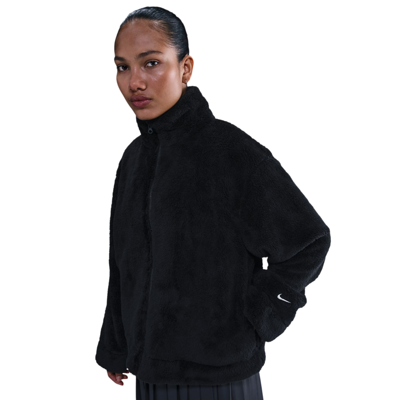Nike Essential Sherpa Jacket Image 5 of 5. Tap to open photo gallery.