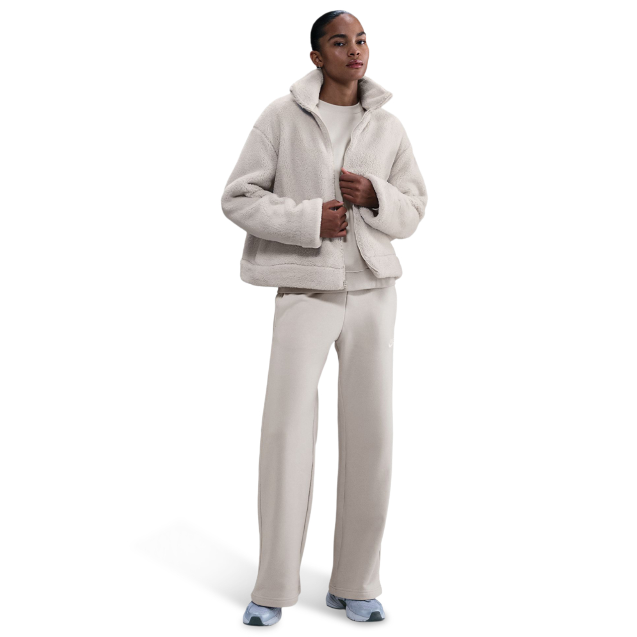 Nike Essential Sherpa Jacket Image 3 of 5. Tap to open photo gallery.