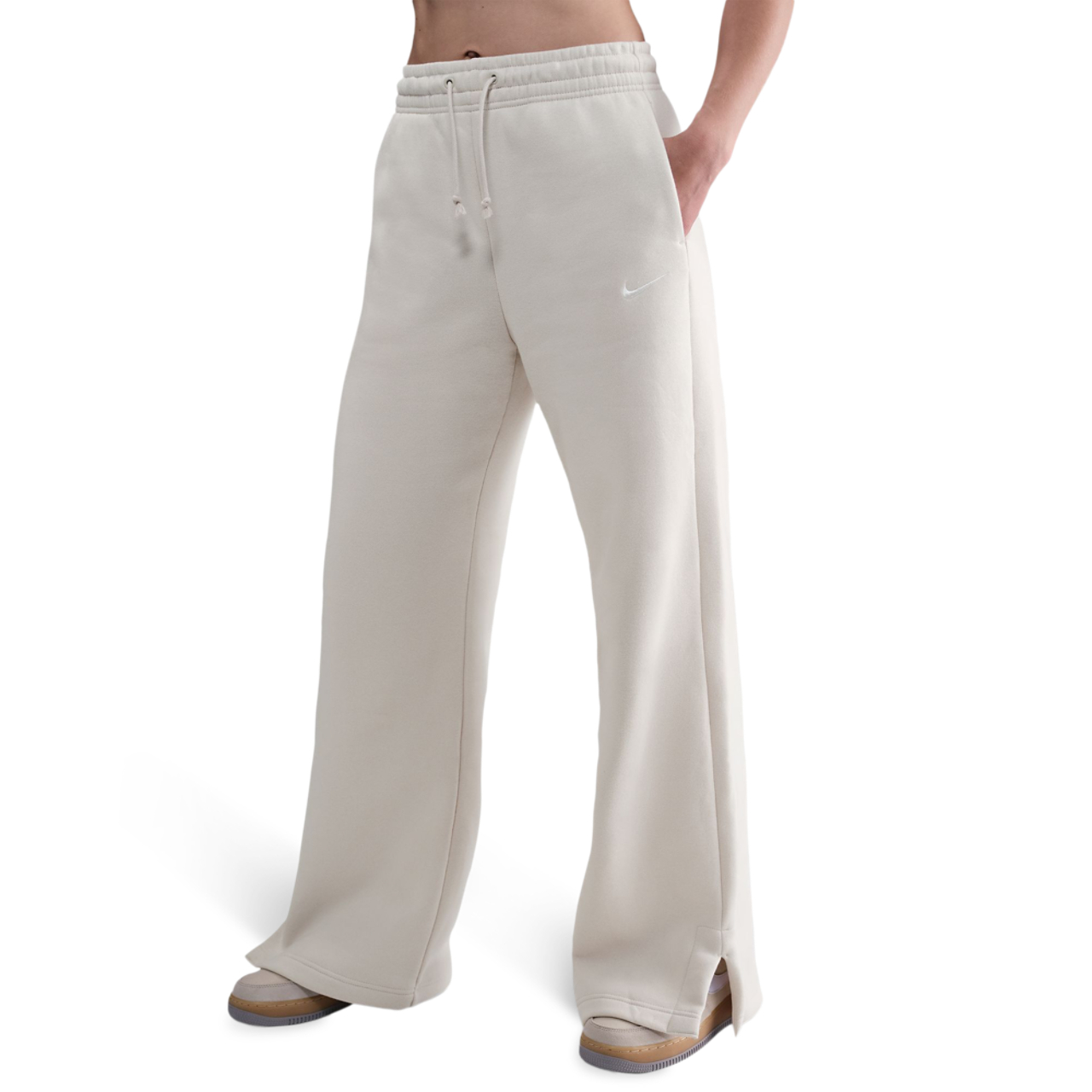 Nike W Nsw Phnx Flc Hr Pant Wide 2 Image 1 of 6. Tap to open photo gallery.