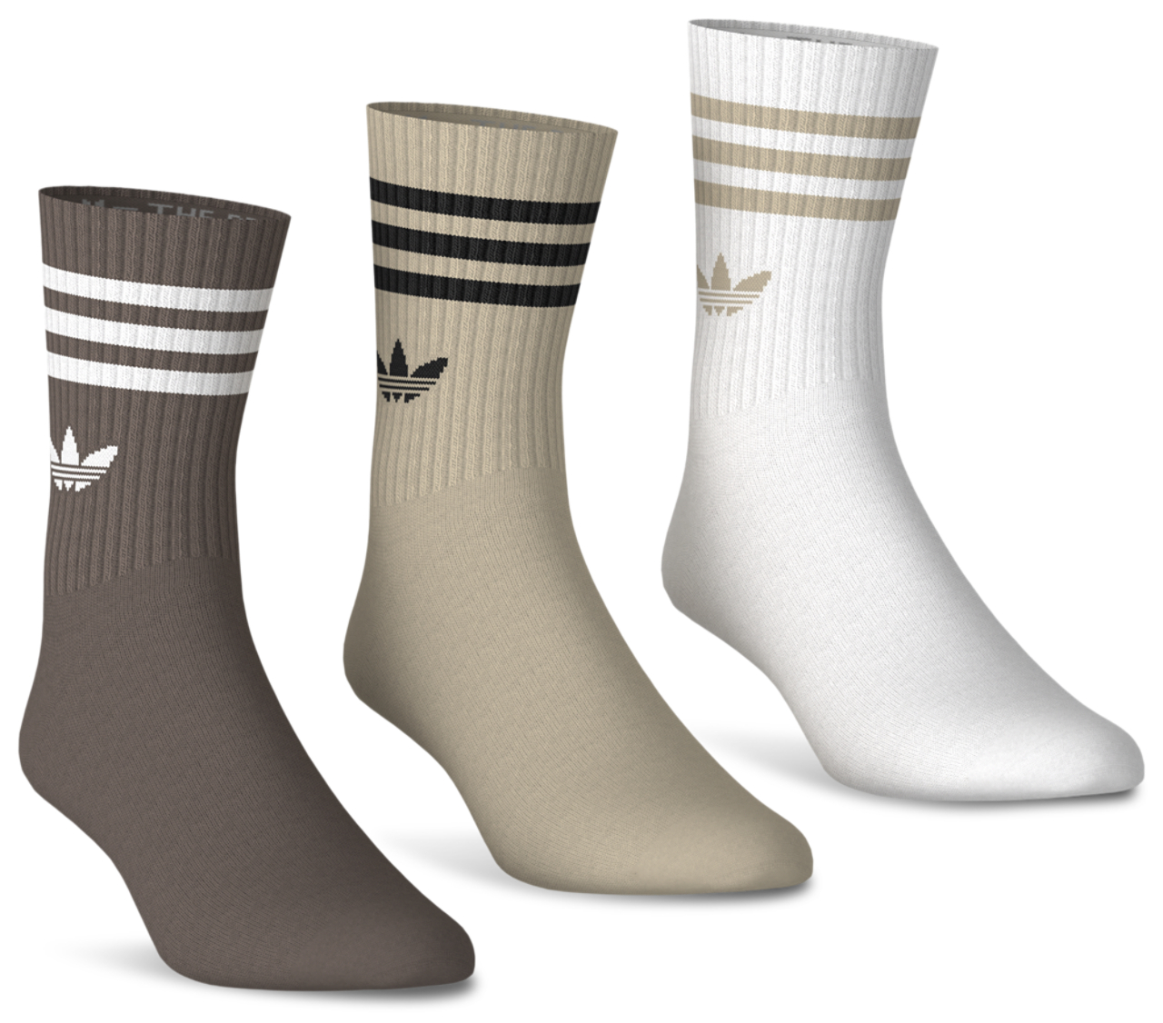 adidas Trefoil Crew Socks 3Pk Image 1 of 2. Tap to open photo gallery.
