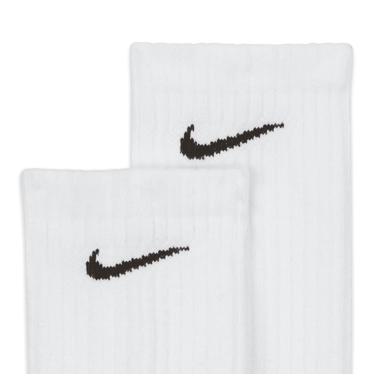 Nike Size 8-12 Everyday Cushioned 3 Pack Crew Sock Image 3 of 3. Tap to open photo gallery.