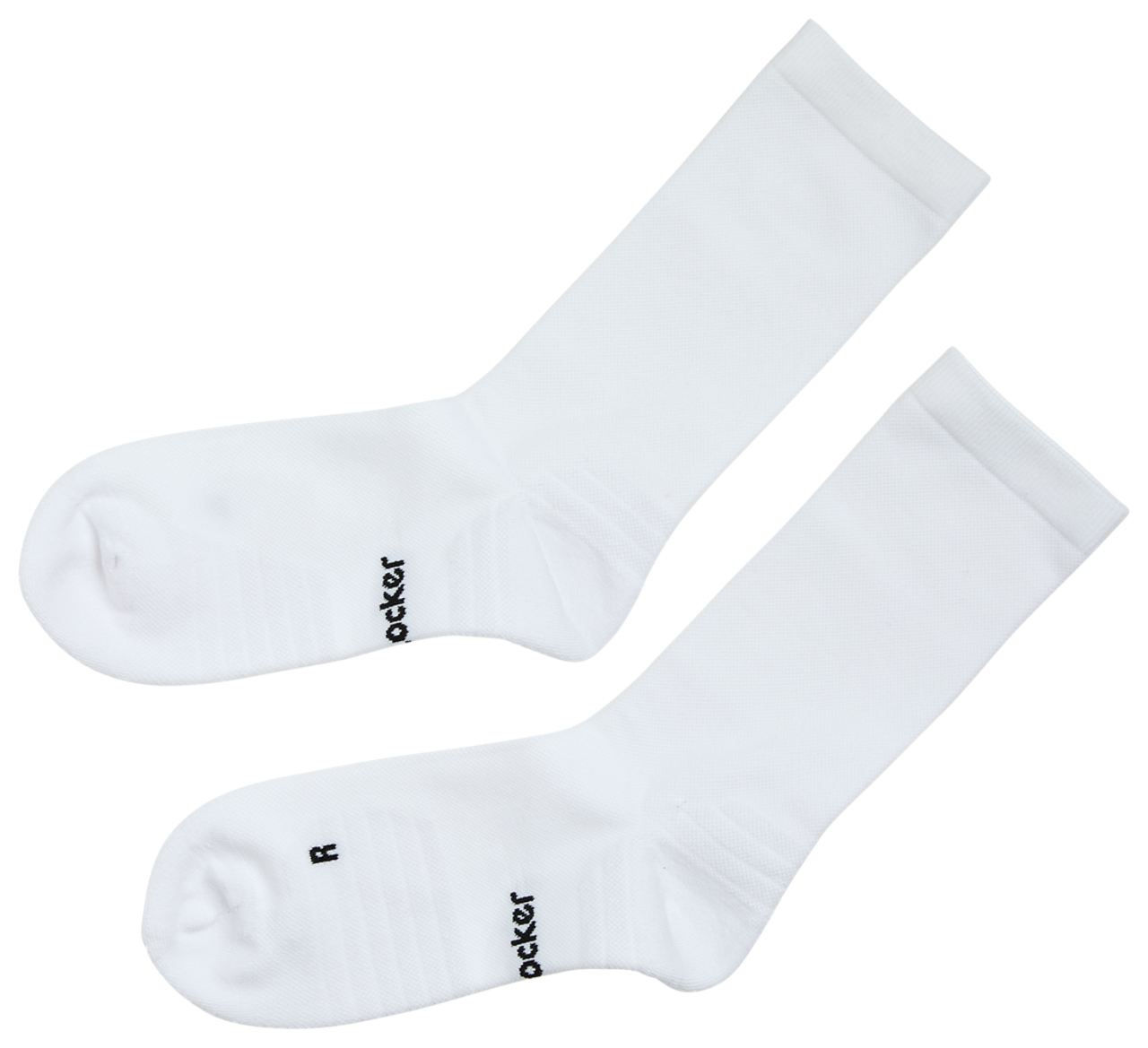 Foot Locker Crew Performance Socks 2Pk Large (11-14) Image 2 of 2. Tap to open photo gallery.