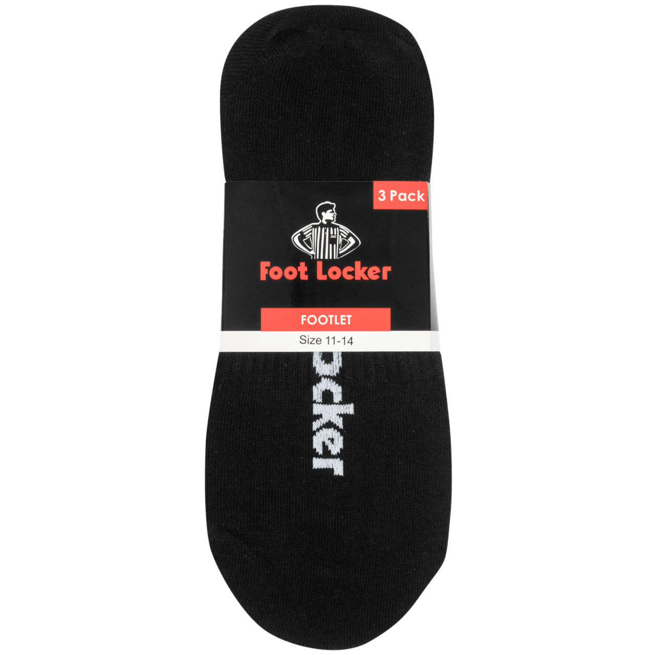 Foot Locker Footlet Socks 3Pk Large  (11-14) Image 3 of 3. Tap to open photo gallery.