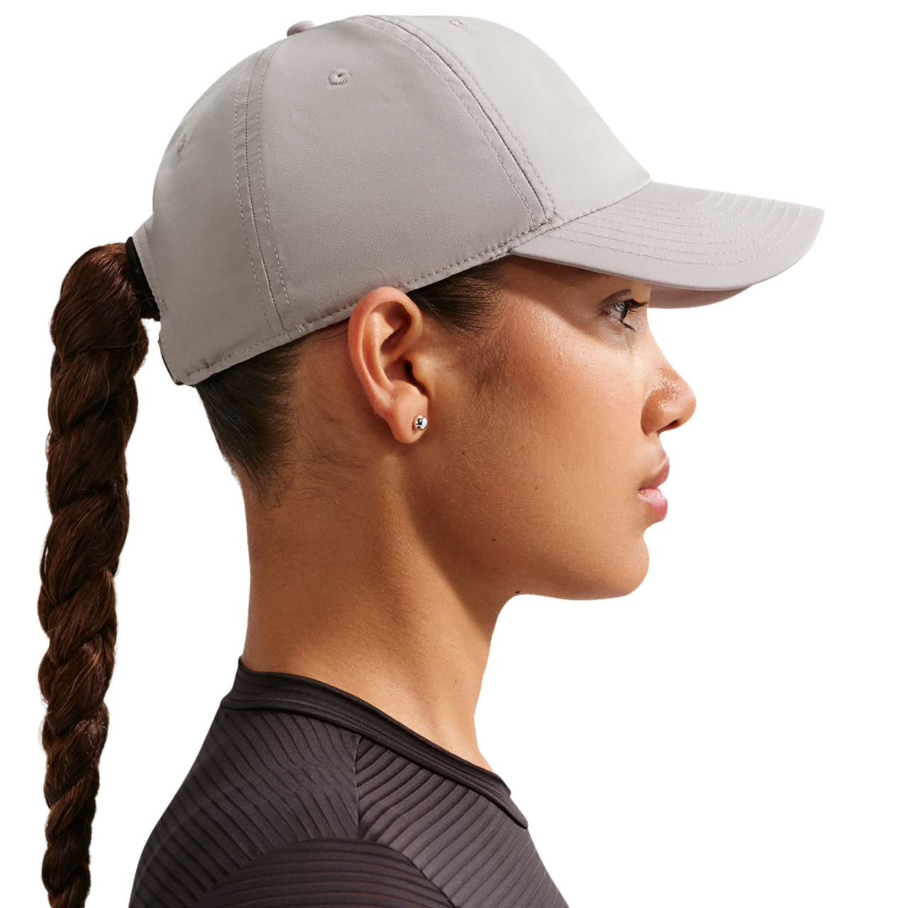 Nike Dri-FIT Club Unstructured Metal Swoosh Cap Image 2 of 2. Tap to open photo gallery.