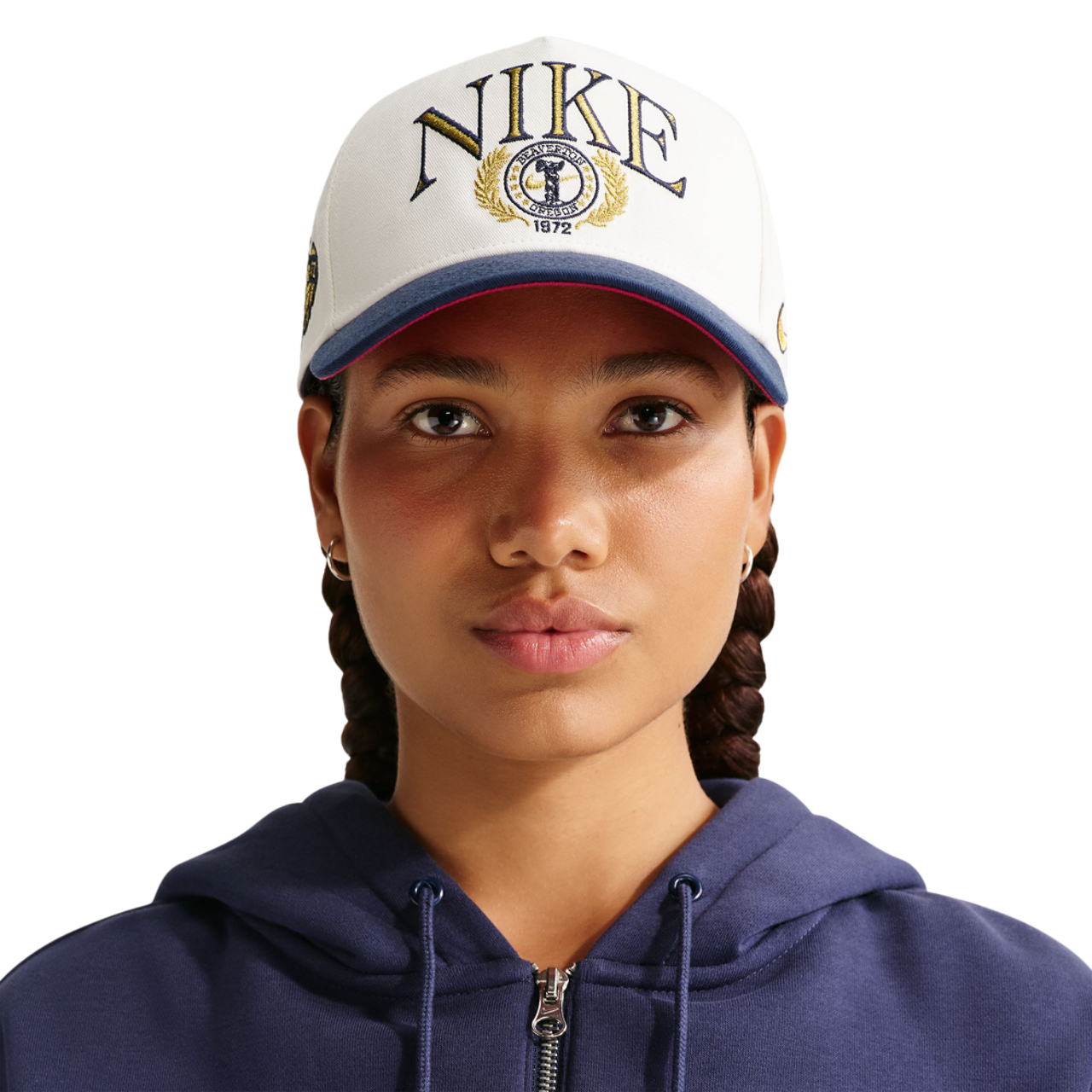 Nike Rise Structured A-Frame Cap Image 1 of 7. Tap to open photo gallery.