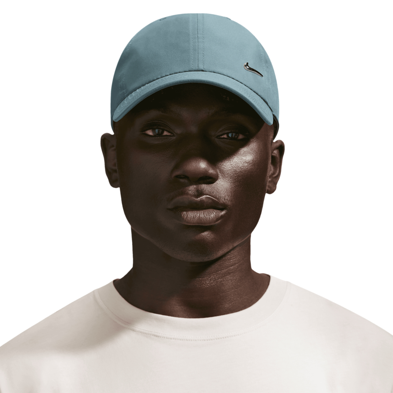Nike Dri-fit Club Cap Unstructured Metal Swoosh Image 1 of 4. Tap to open photo gallery.