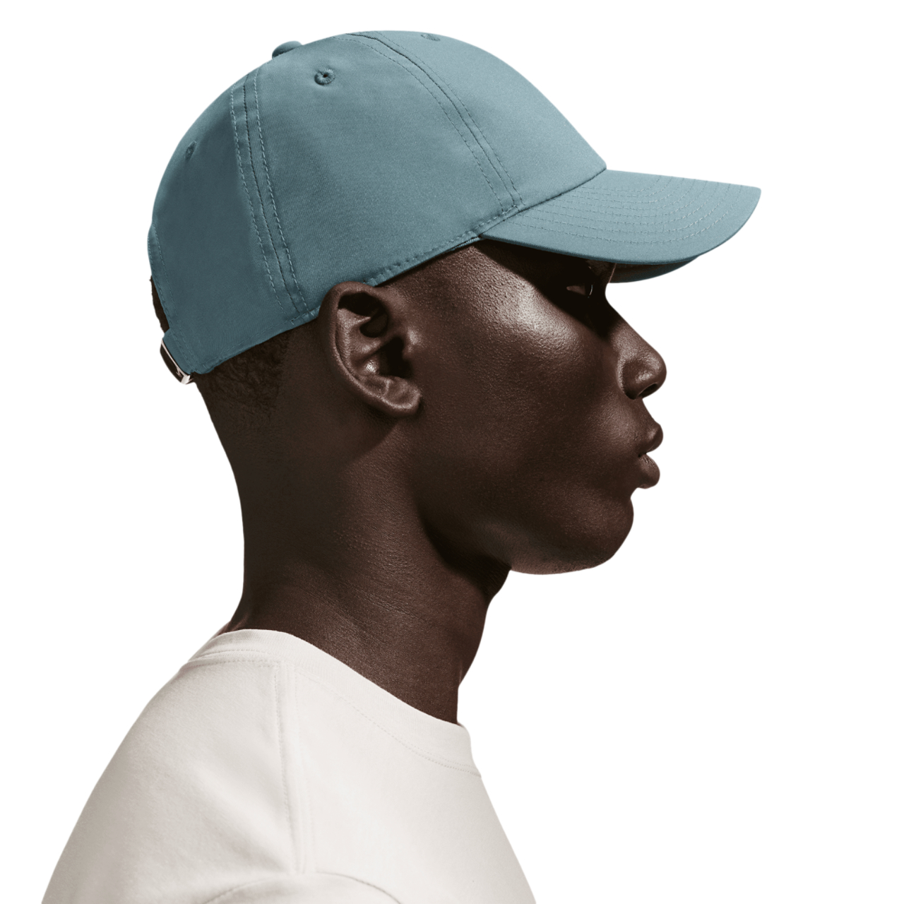 Nike Dri-fit Club Cap Unstructured Metal Swoosh Image 2 of 4. Tap to open photo gallery.