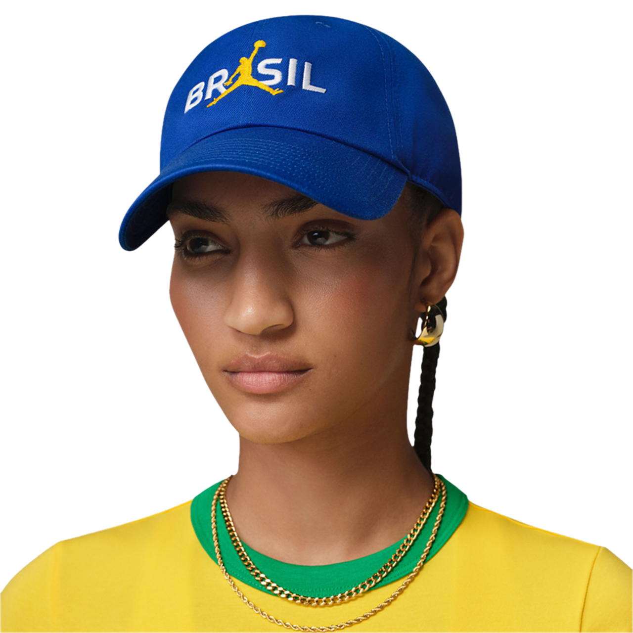 Jordan Club Cap Unstructured Brazil Image 1 of 6. Tap to open photo gallery.