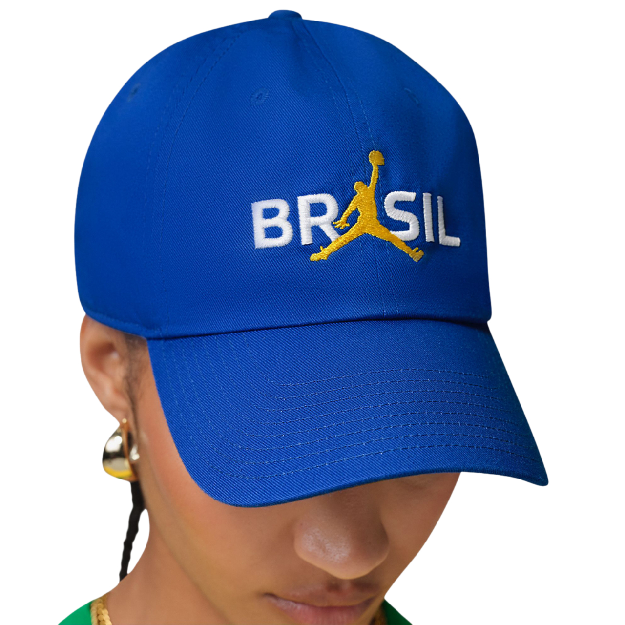 Jordan Club Cap Unstructured Brazil Image 2 of 6. Tap to open photo gallery.