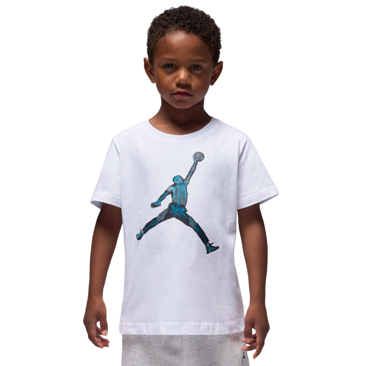 Jordan MJ BRAND Skeleton Jumpman T-Shirt  Image 1 of 7. Tap to open photo gallery.