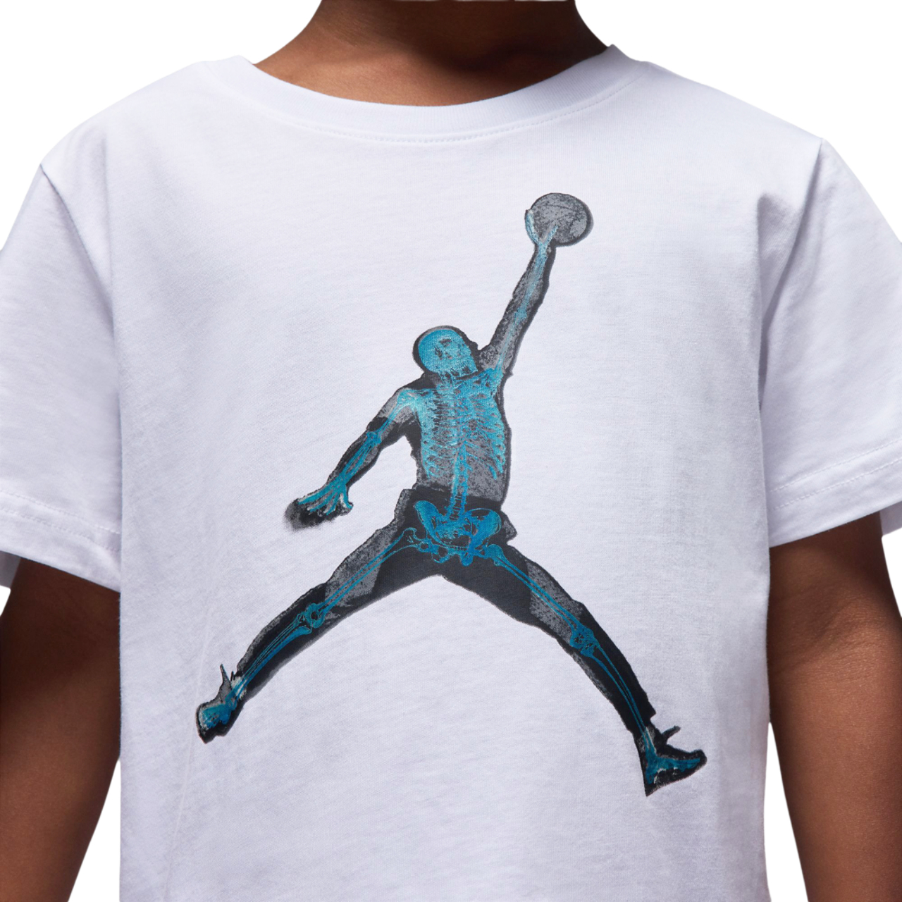 Jordan MJ BRAND Skeleton Jumpman T-Shirt  Image 3 of 7. Tap to open photo gallery.